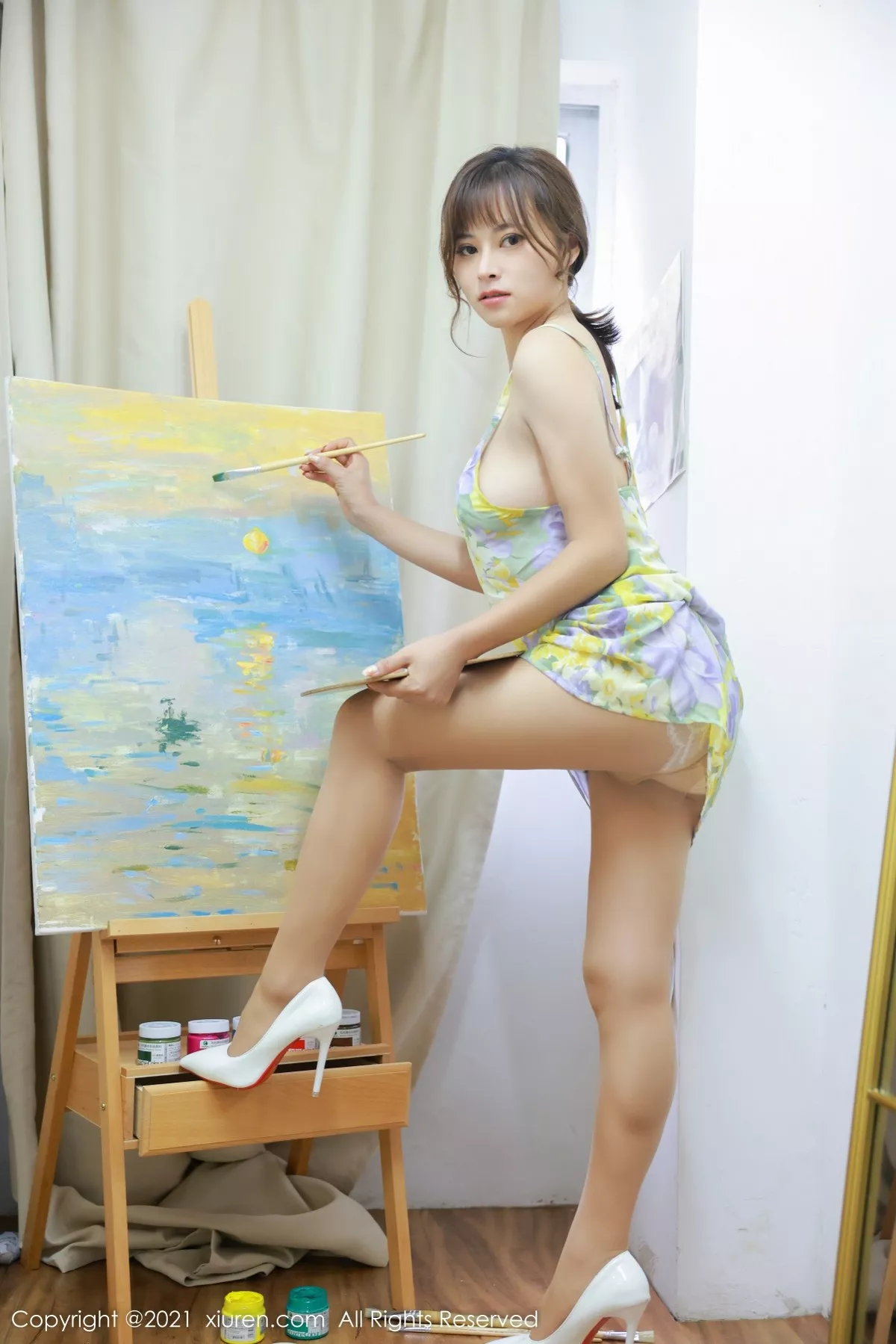 [XiuRen秀人网]第4387期奈沐子写真 photo 1-1