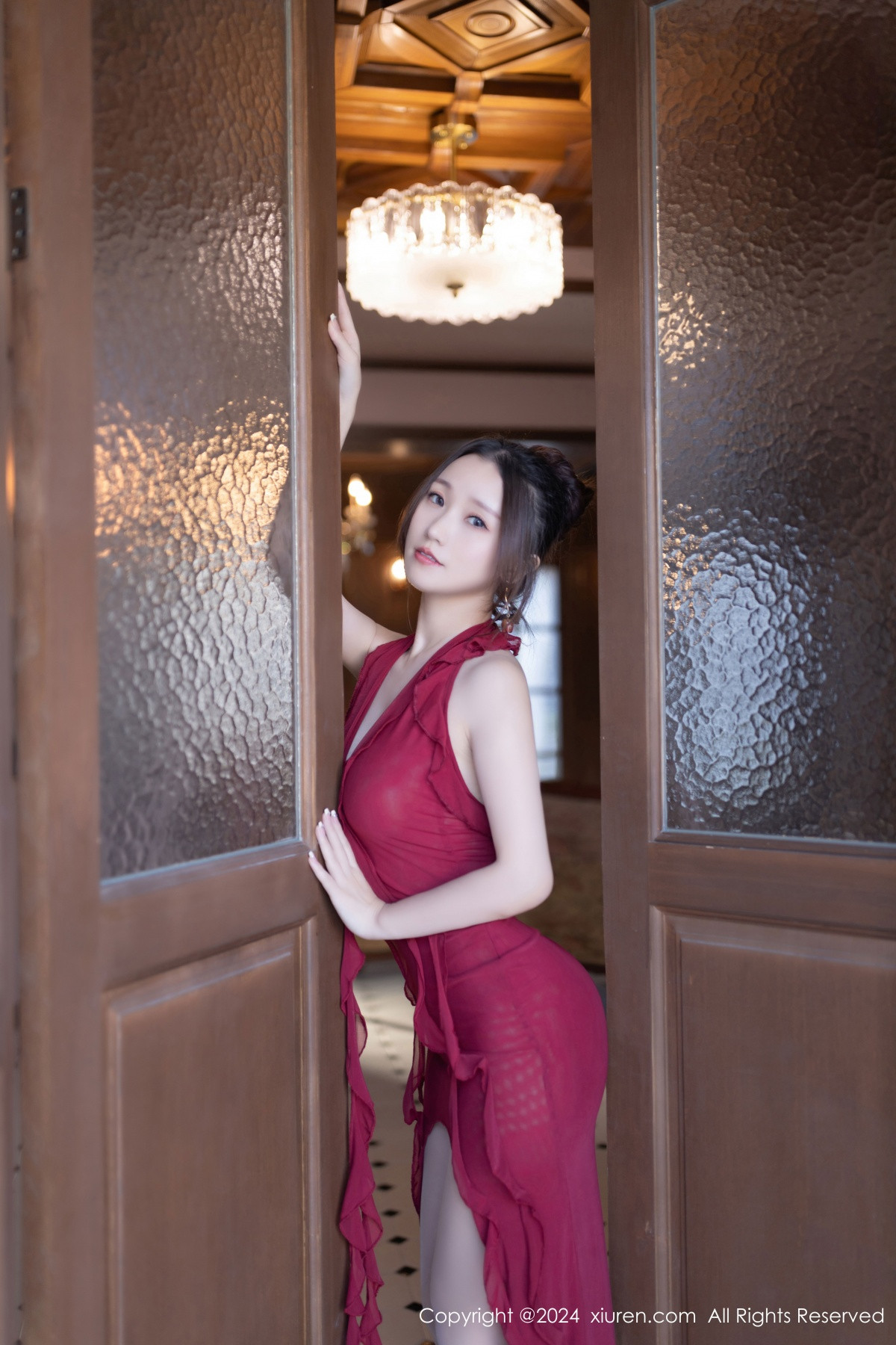 [XiuRen秀人网]第9297期杏子写真 photo 1-12